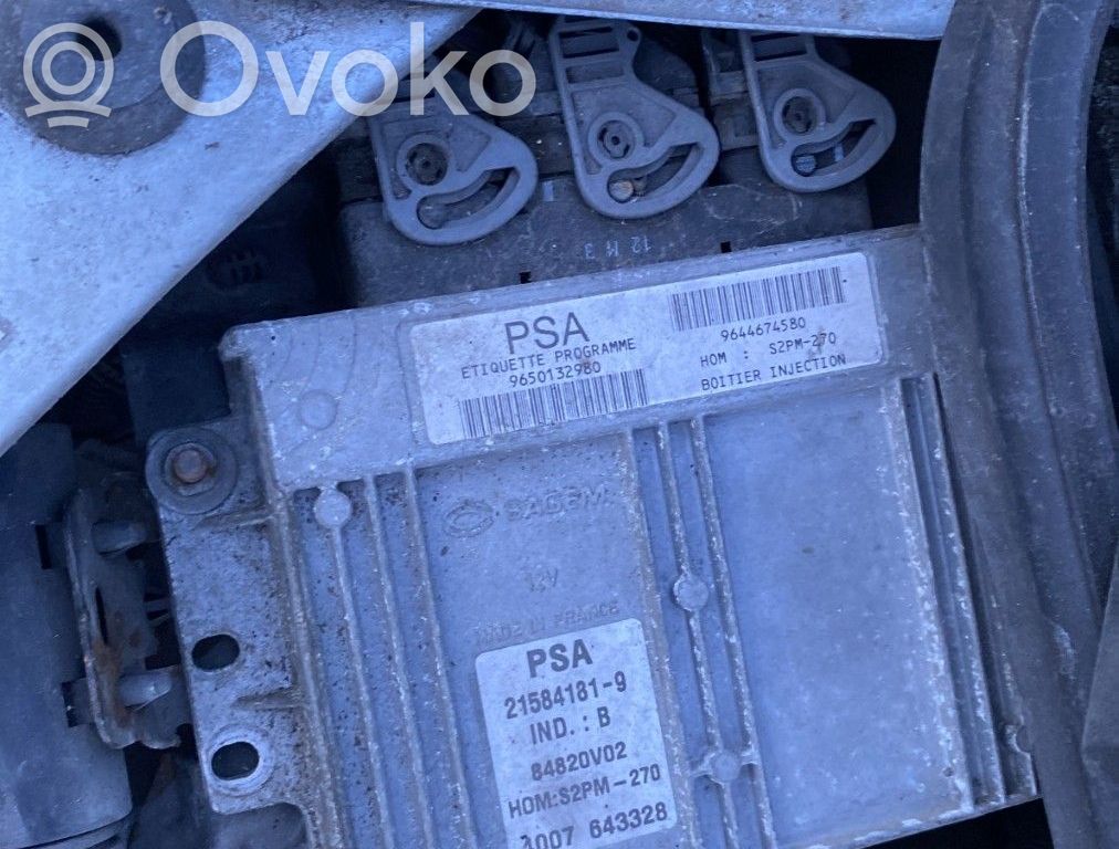 Peugeot 206 Engine control unit/module 