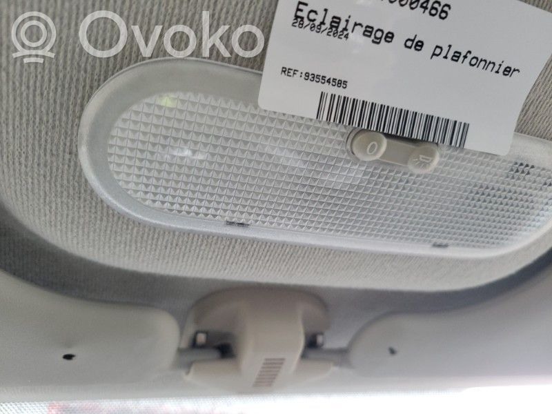 Renault Clio III Éclairage lumière plafonnier avant 