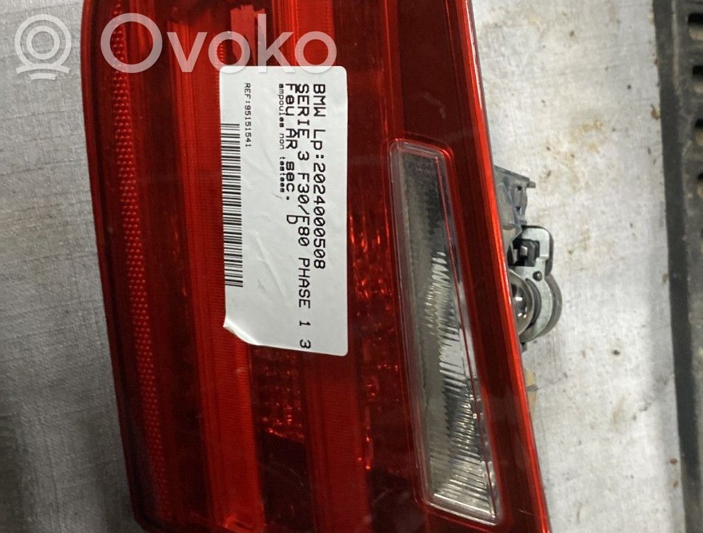 BMW 3 F30 F35 F31 Takaluukun takavalot 