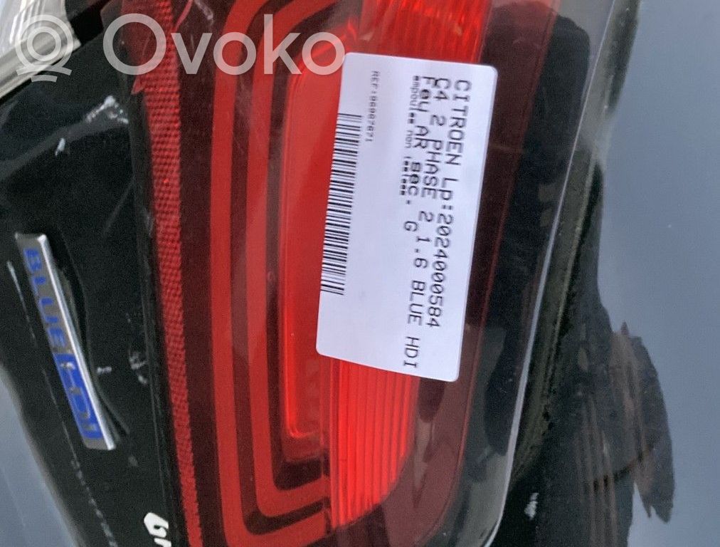 Citroen C4 II Tailgate rear/tail lights 