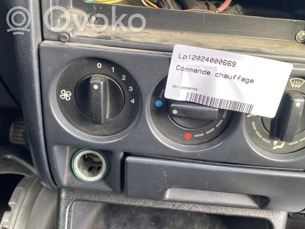 Citroen ZX Climate control unit 