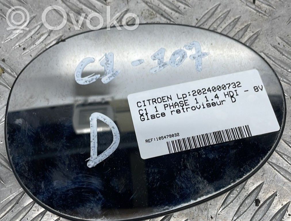 Citroen C1 Sivupeilin lasi
