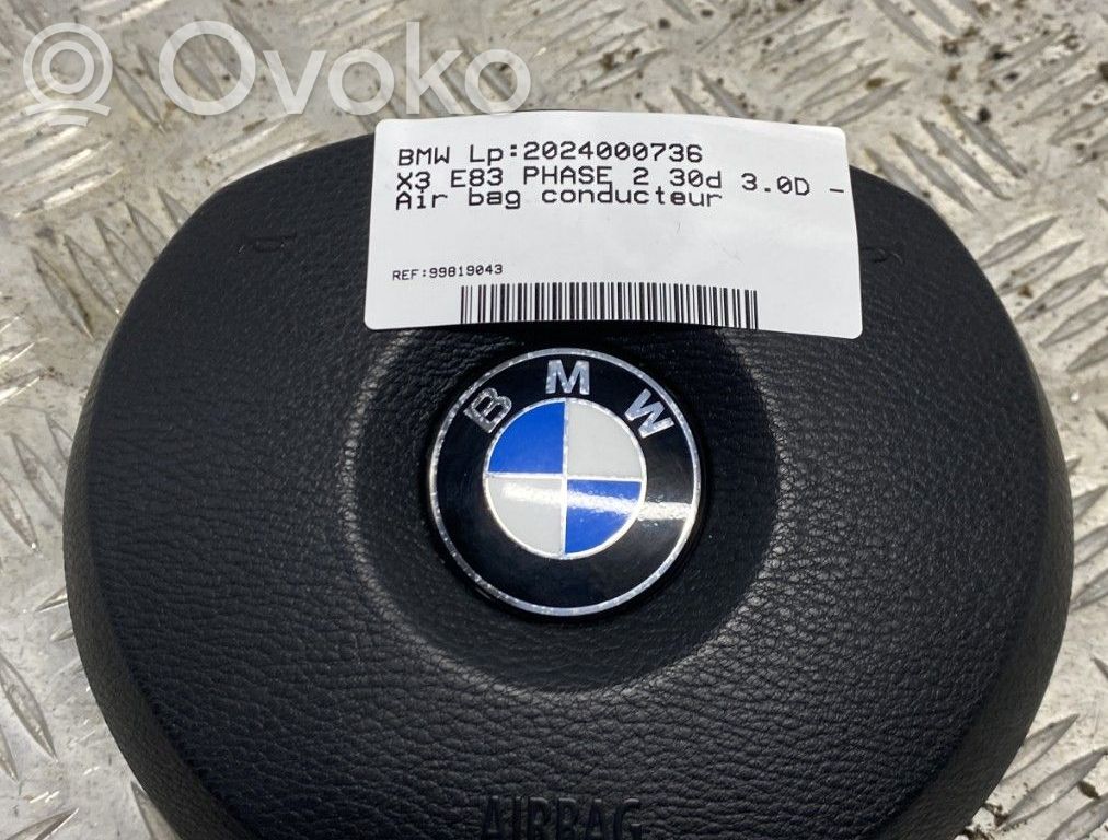BMW X3 E83 Steering wheel airbag 
