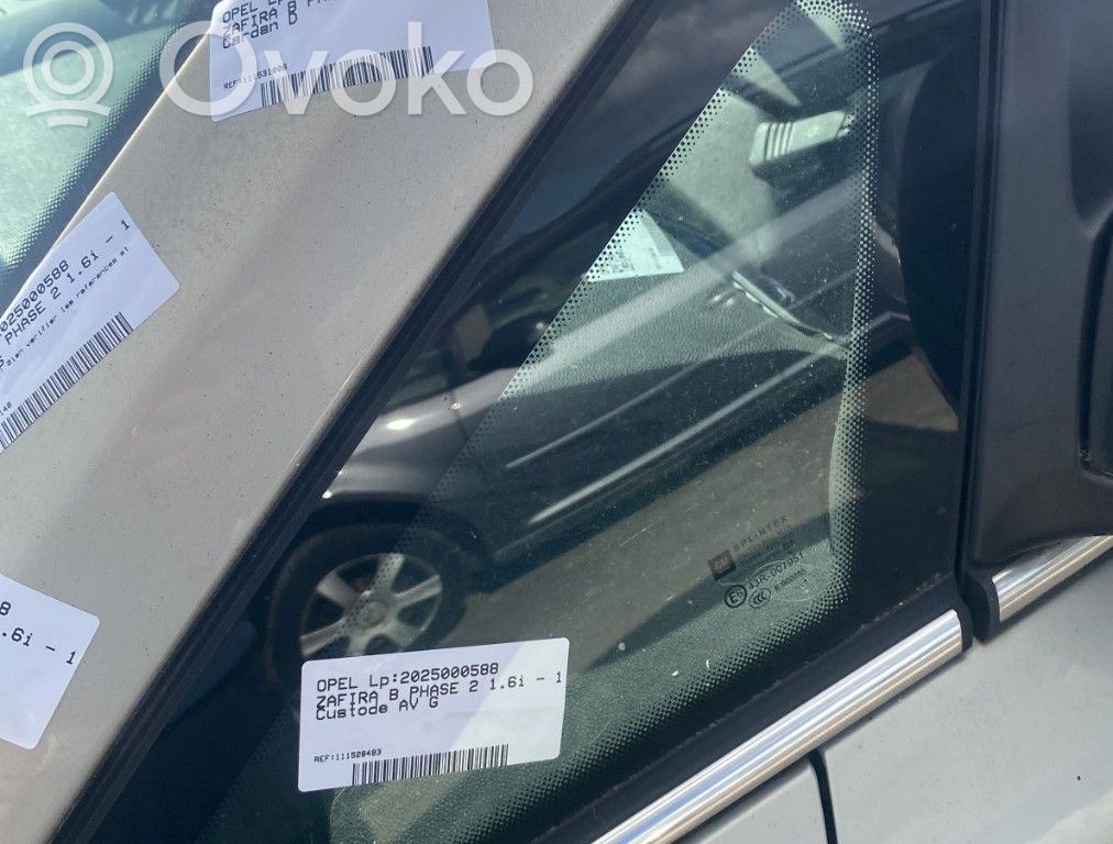 Opel Zafira B Geam triunghi față 