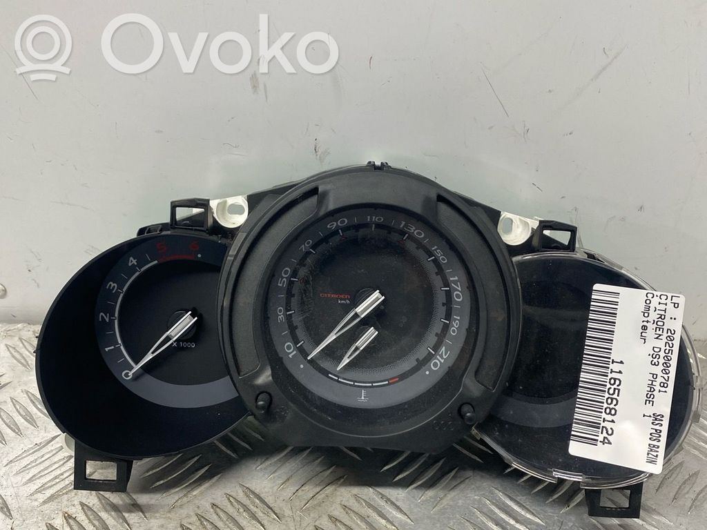 Tachimetro (quadro strumenti)   98041359XT