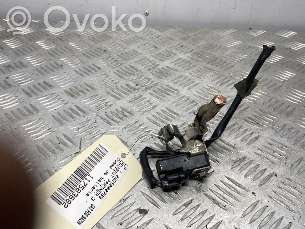 Peugeot Partner III Negative earth cable (battery) 
