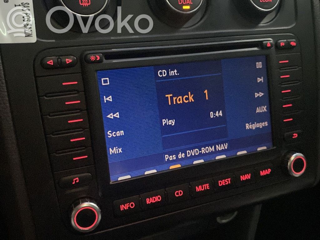 Volkswagen Touran I Bildschirm / Display / Anzeige