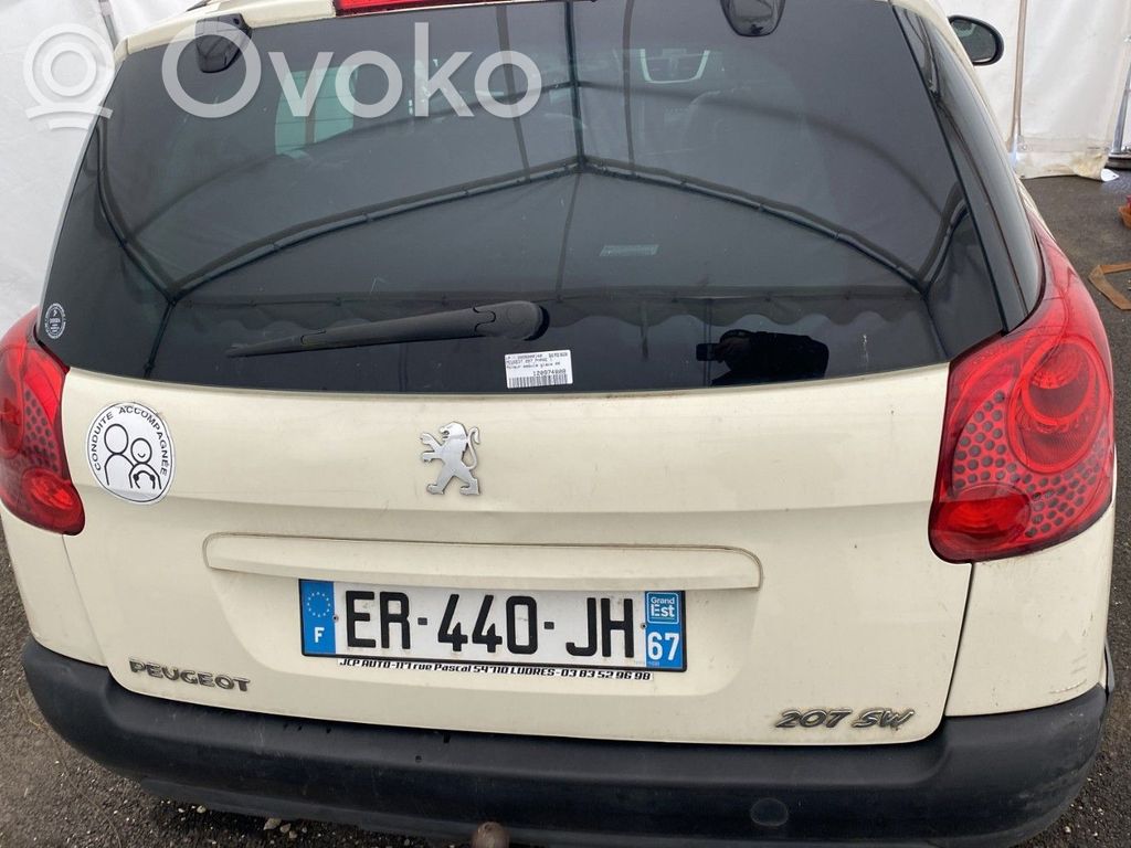 Peugeot 207 Puerta del maletero/compartimento de carga 