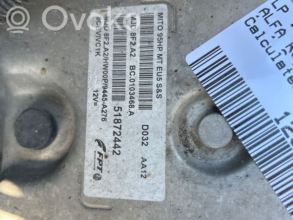 Alfa Romeo Mito Engine control unit/module 