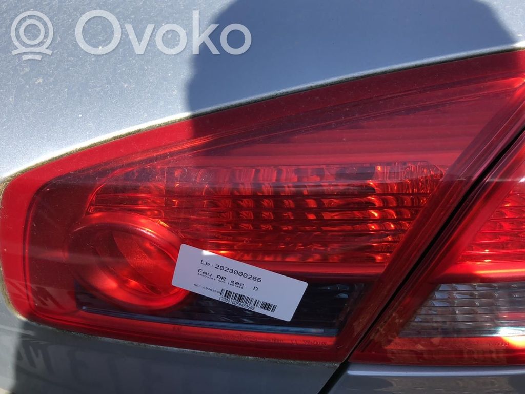Renault Vel Satis Lampă spate în capacul portbagajului 