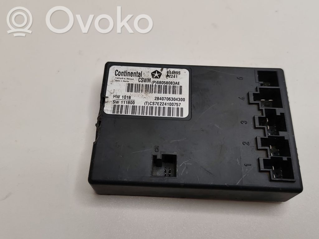 Moduł / Sterownik fotela   68058083AE,2840706304300,CS7E224100757