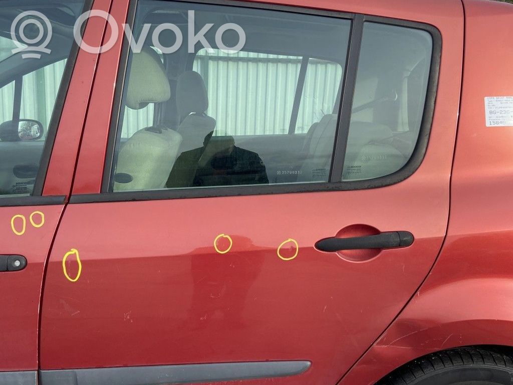 Renault Modus Ventanilla de ventilación de la puerta trasera 