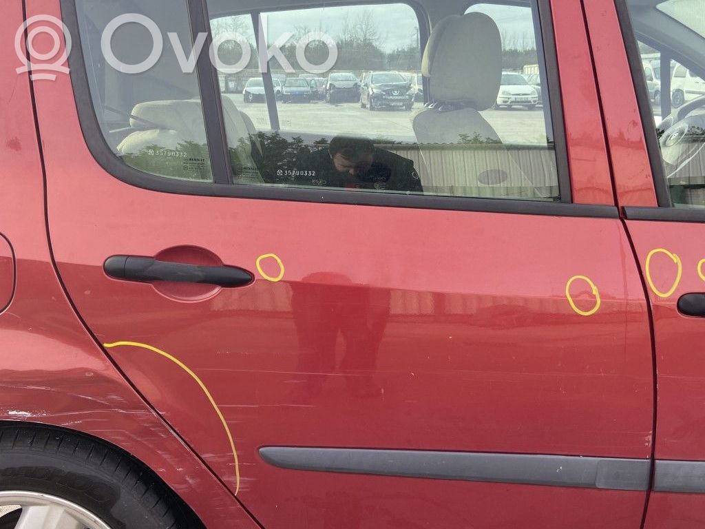 Renault Modus Regulador manual de la ventanilla trasera 