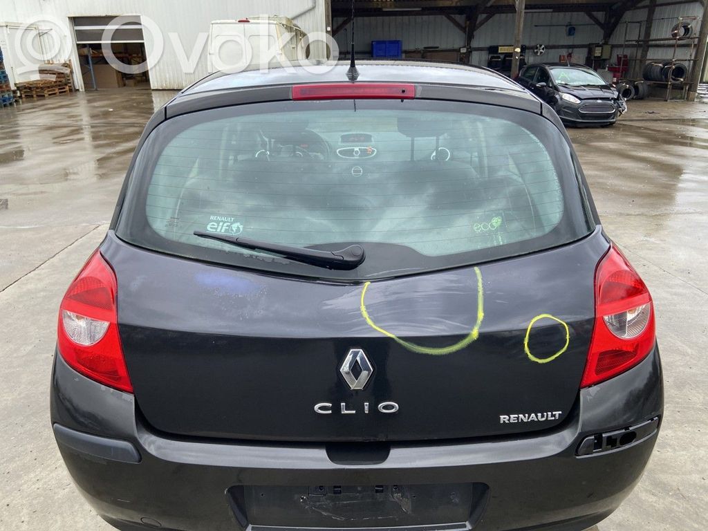Renault Clio III Puerta del maletero/compartimento de carga 