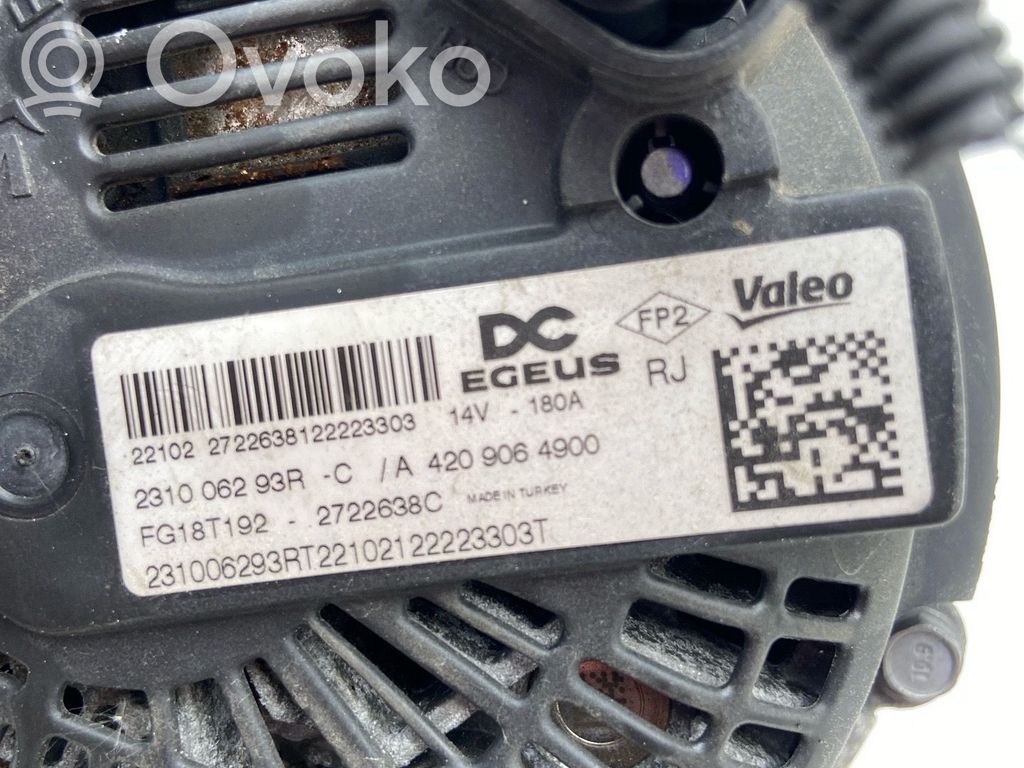 Renault Express Generator/alternator 