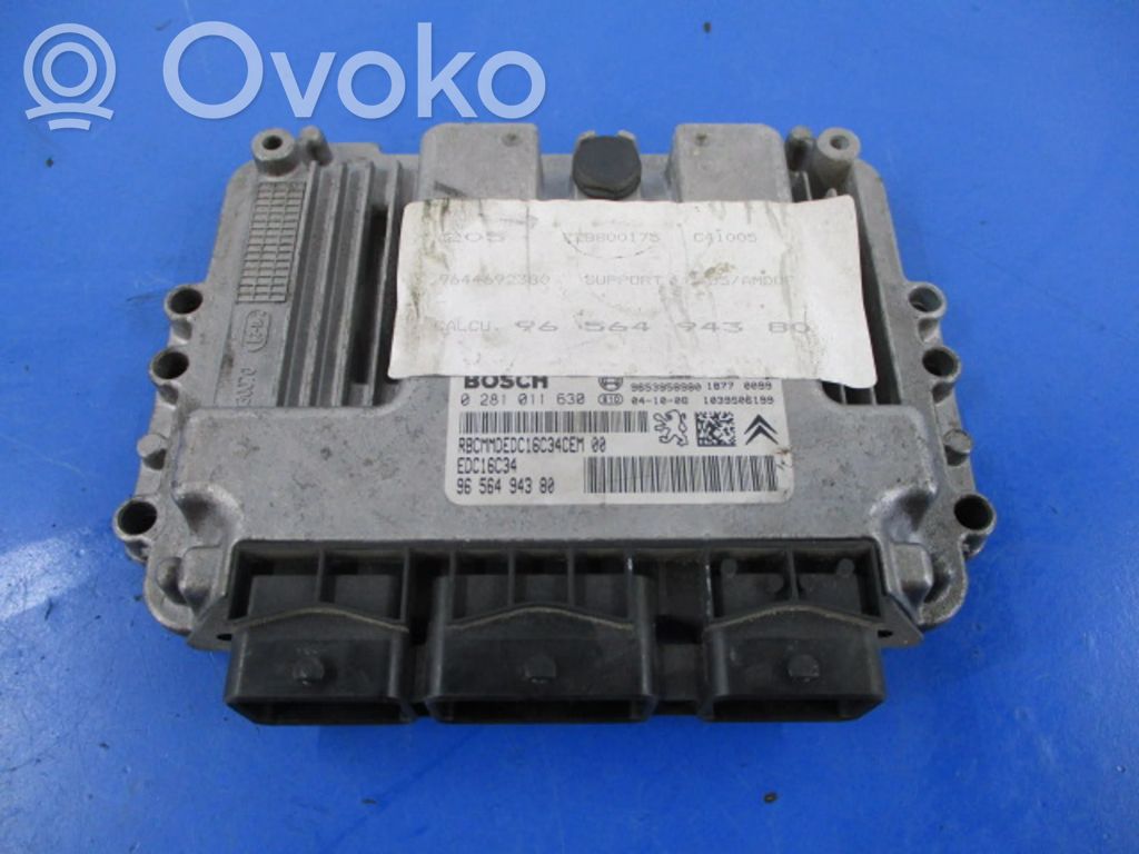 Engine control unit/module ECU   9656494380,9656494380