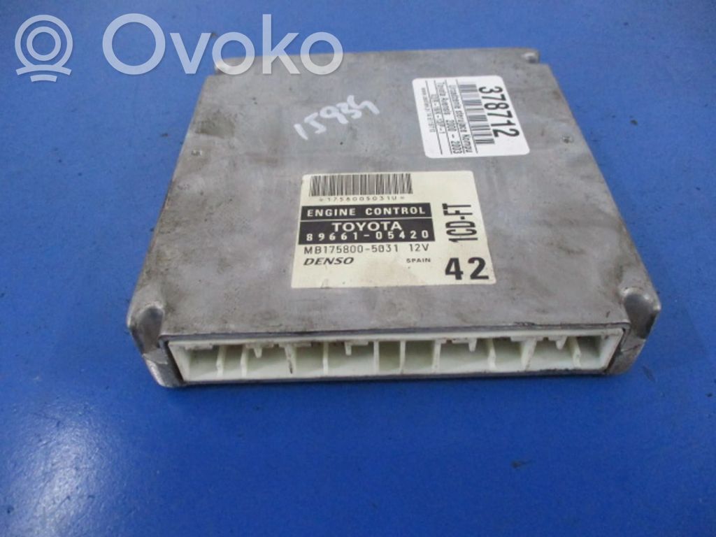 Toyota Avensis Verso Unitate control motor/modul ECU 