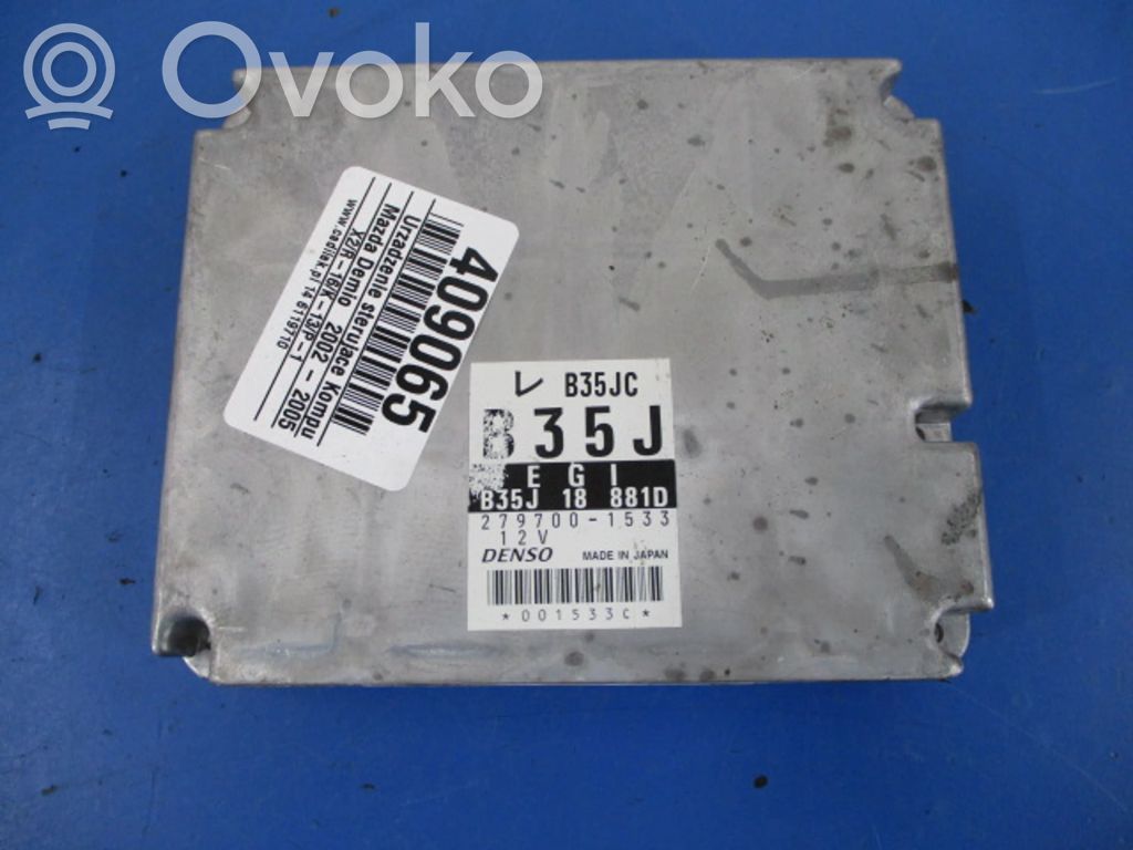 Mazda Demio Unité de commande, module ECU de moteur 