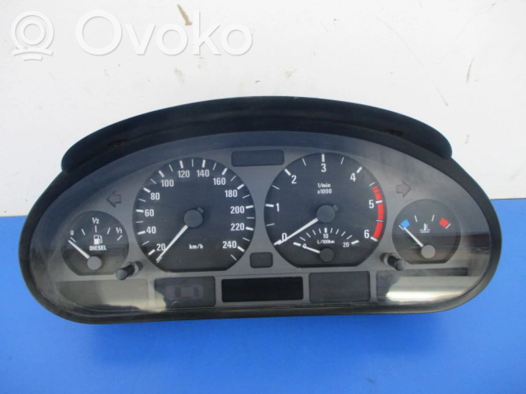 BMW 3 E46 Spidometrs (instrumentu panelī) 