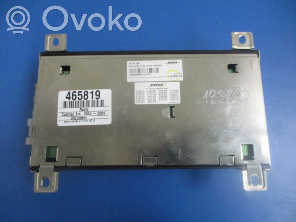 Cadillac SRX Radio/CD/DVD/GPS-pääyksikkö 