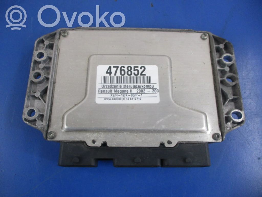 Renault Megane II Unitate control motor/modul ECU 