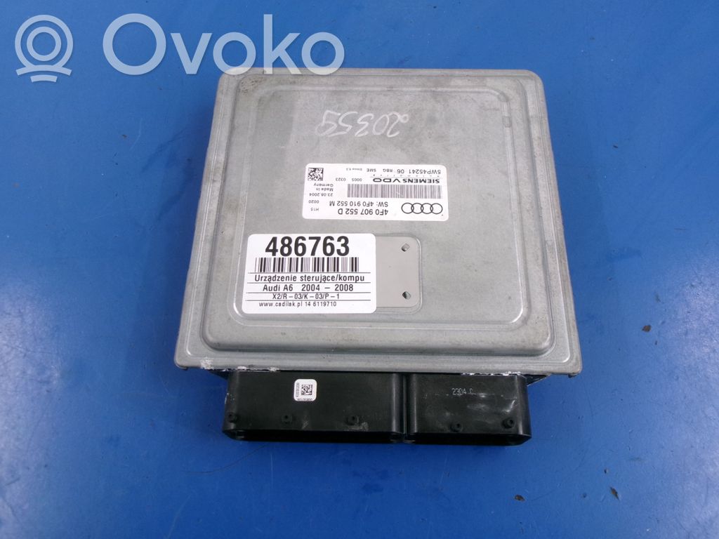 Audi A6 Allroad C5 Unité de commande, module ECU de moteur 