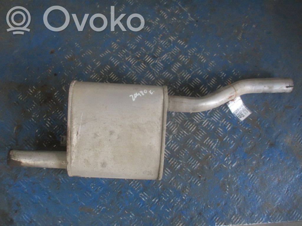 Takavaimennin pakoputki