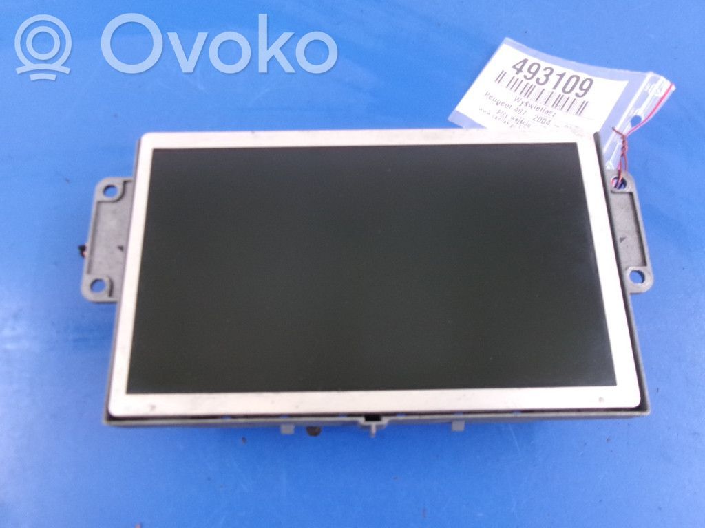 Peugeot 407 Unitate principală radio/CD/DVD/GPS 