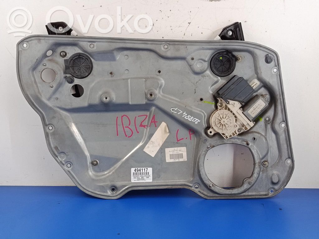 Seat Ibiza III (6L) Priekinio el. lango pakėlimo mechanizmo komplektas 