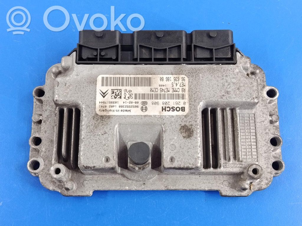 Unité de commande, module ECU de moteur   9663518680,9663518680