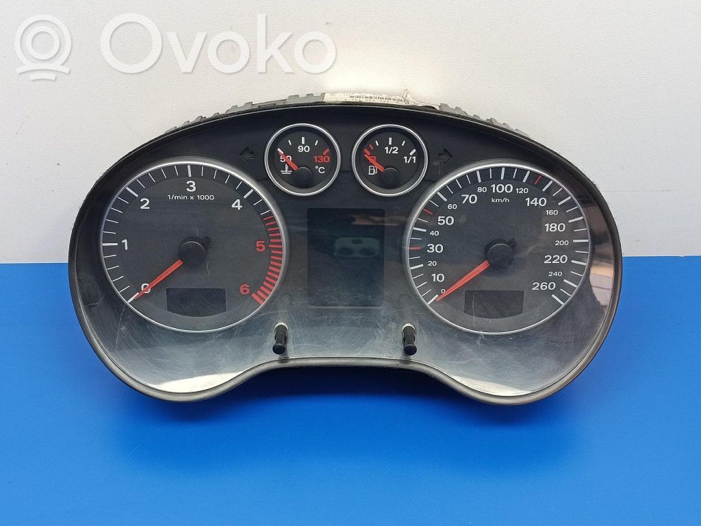 Audi A3 S3 8P Speedometer (instrument cluster) 