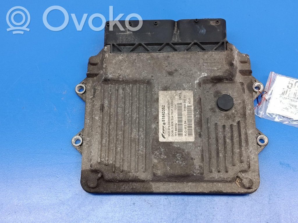 Fiat Doblo Komputer / Sterownik ECU silnika 