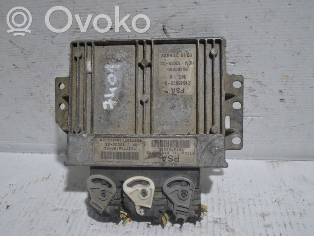 Peugeot 206 Engine control unit/module 