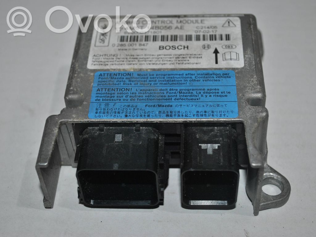 Airbag control unit/module   4M5T14B056AE,0285001847,6E0009371801
