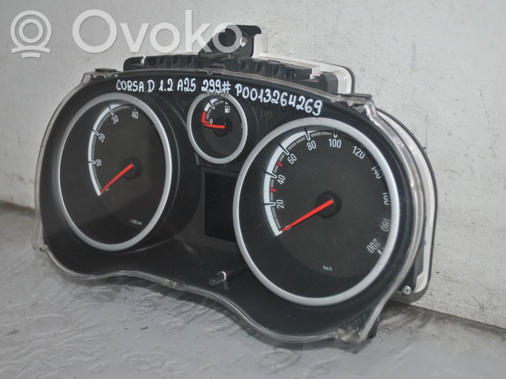 Opel Corsa D Vitezometru (grup de instrumente) 