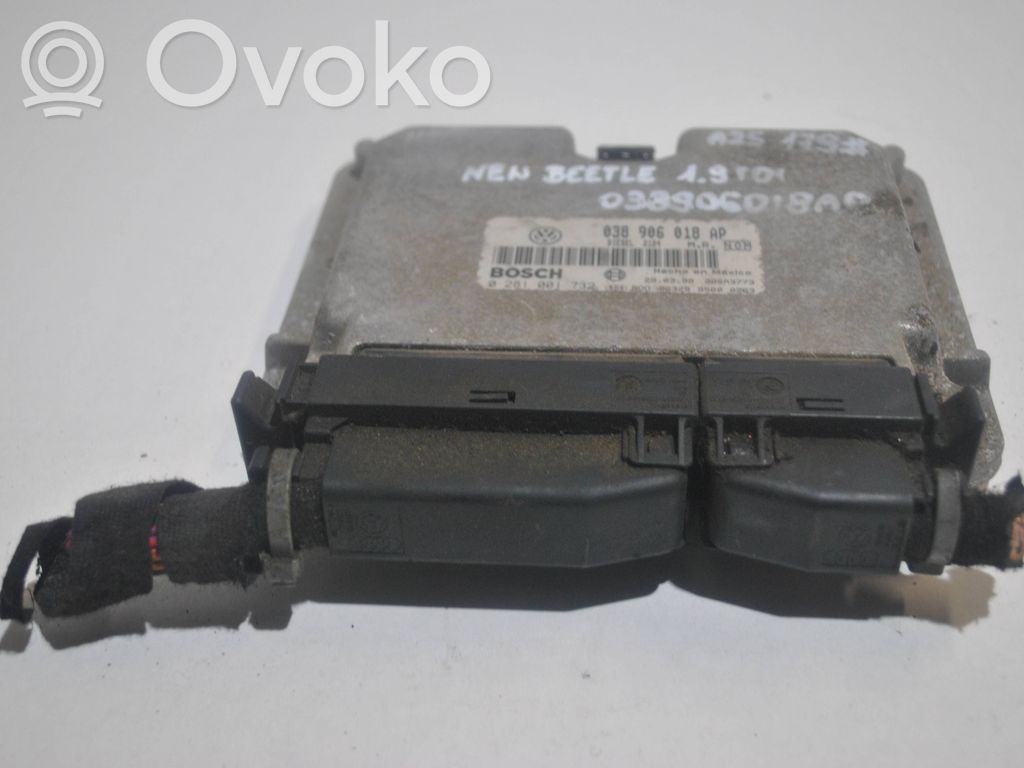 Engine control unit/module   038906018AP,28SA3773,0281001732