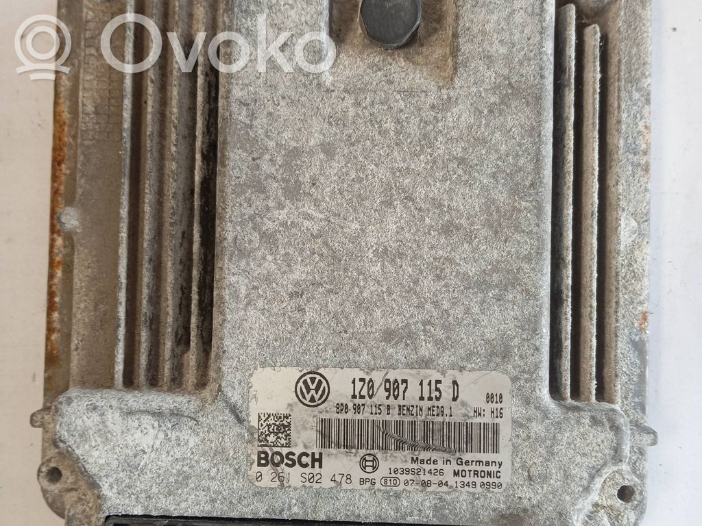 Skoda Octavia Mk2 (1Z) Engine control unit/module 