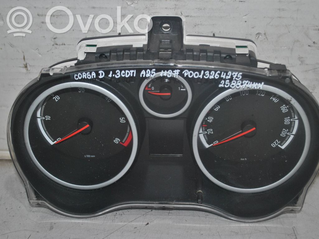 Opel Corsa D Licznik / Prędkościomierz 
