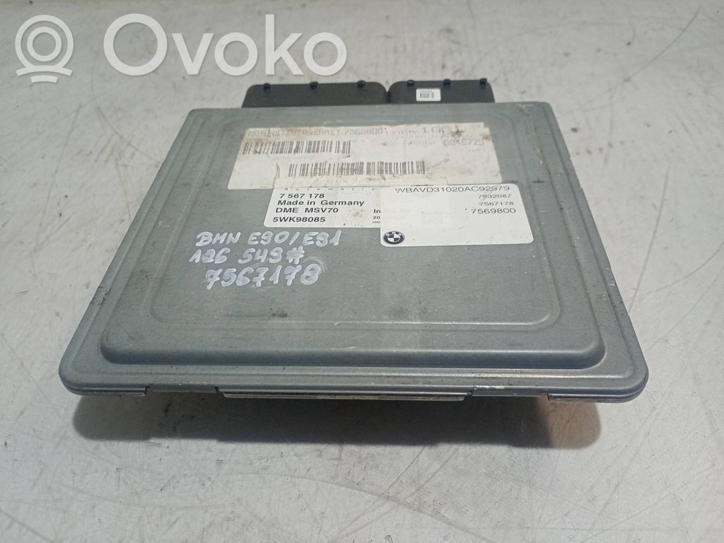 Engine control unit/module   7567178,5WK98085,7569800