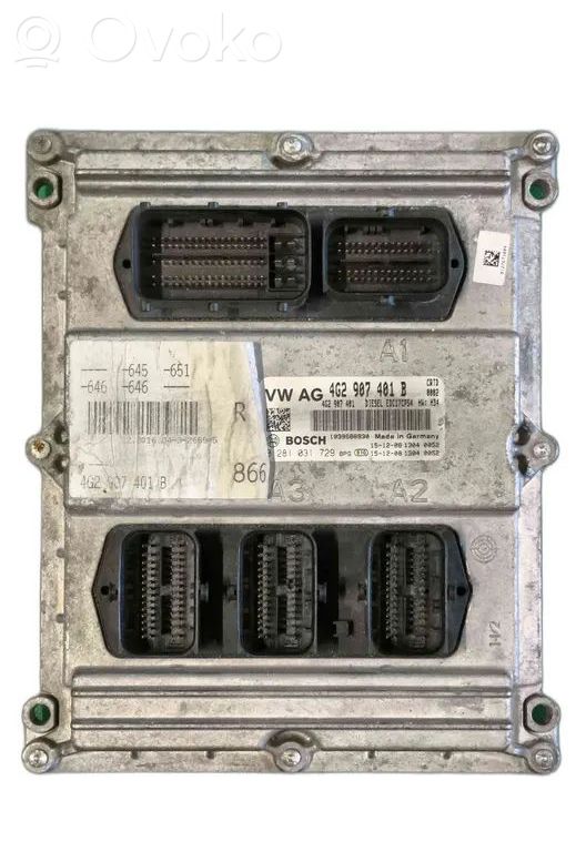 Engine control unit/module ECU   4G2907401B,4G2907401,0281031729