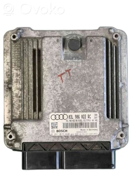 Engine control unit/module ECU   03L906022RC,03L906022BQ,0281015820