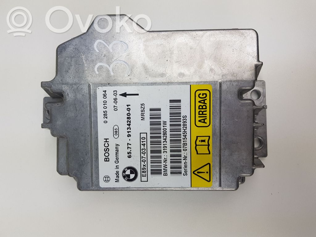 Module de contrôle airbag   6577913428001,E89X0703410,0285010064