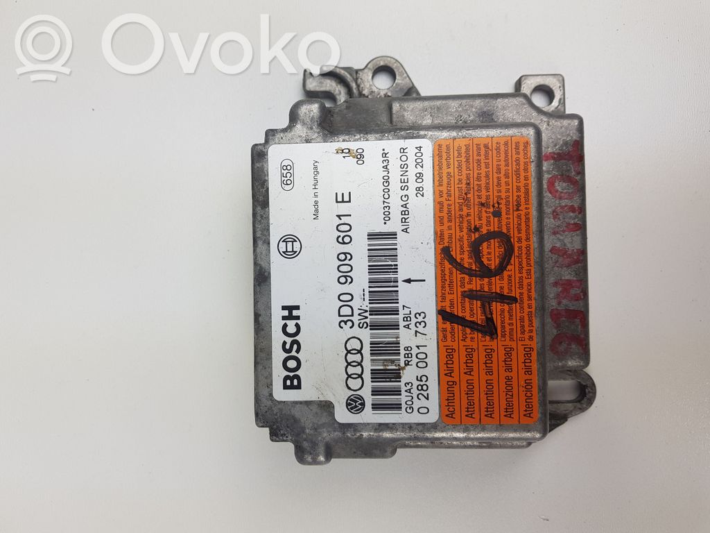 Airbag control unit/module   3D0909601E,0285001733