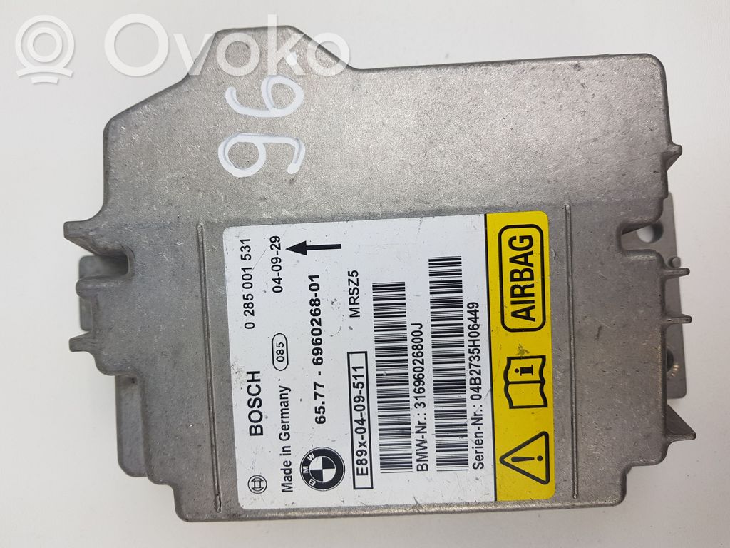 BMW 1 E81 E87 Airbag control unit/module 