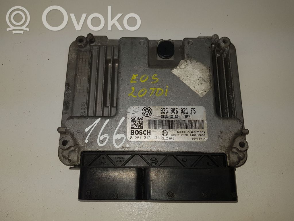Engine control unit/module   03G906021FS,0281013171