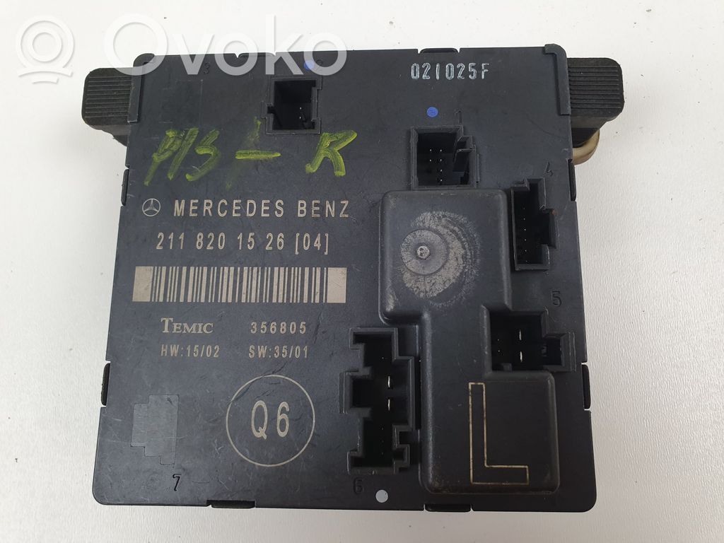 Mercedes-Benz E W211 Door control unit/module 