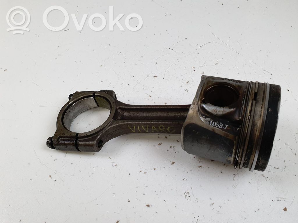 Piston with connecting rod