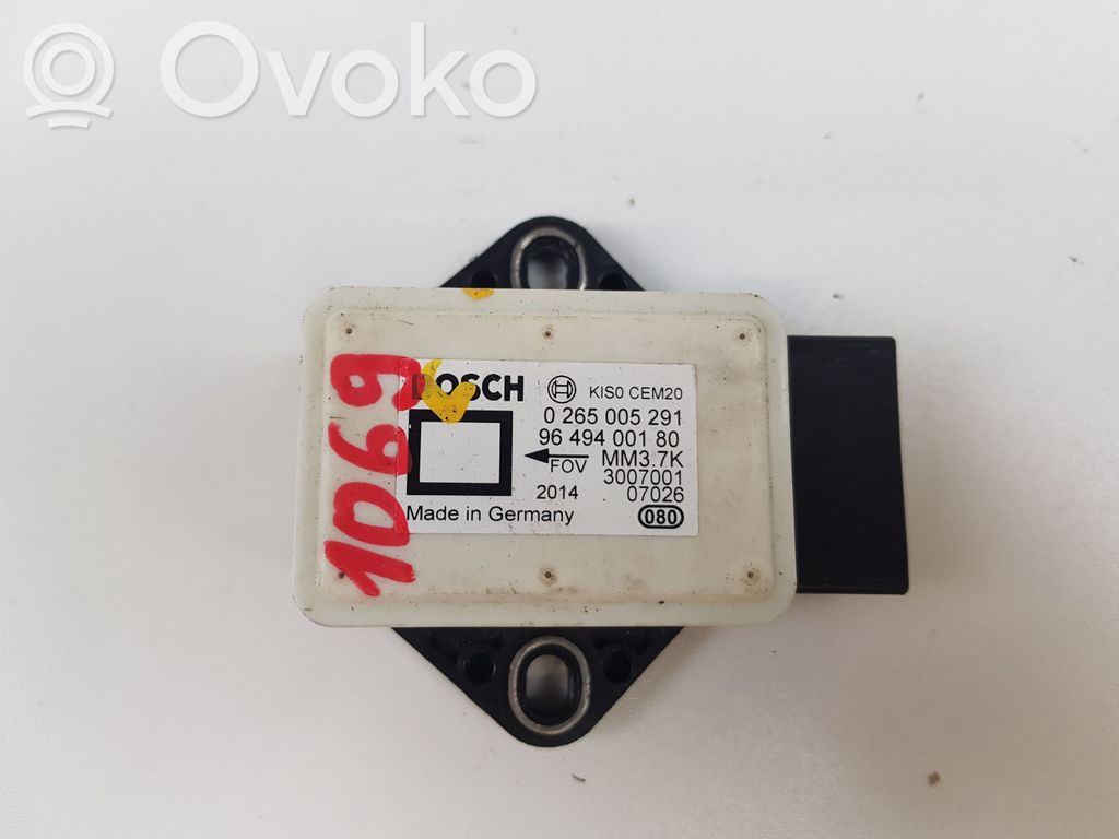 ESP acceleration yaw rate sensor   0265005291,9649400180