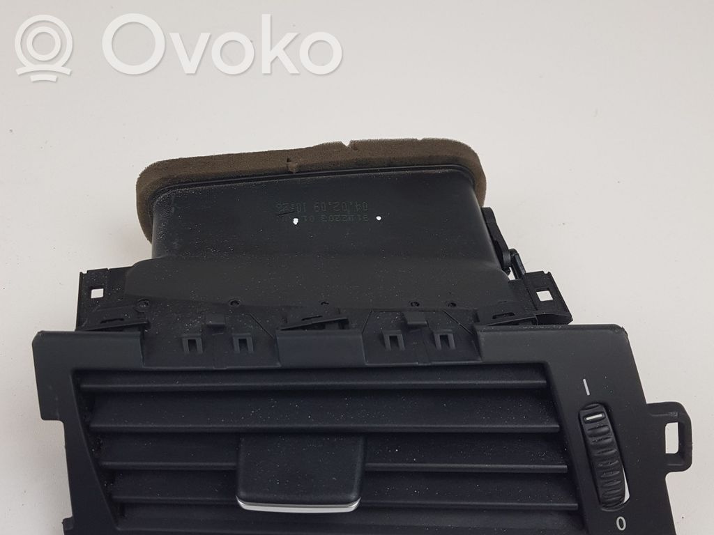 BMW 5 E60 E61 Garniture, panneau de grille d'aération latérale 