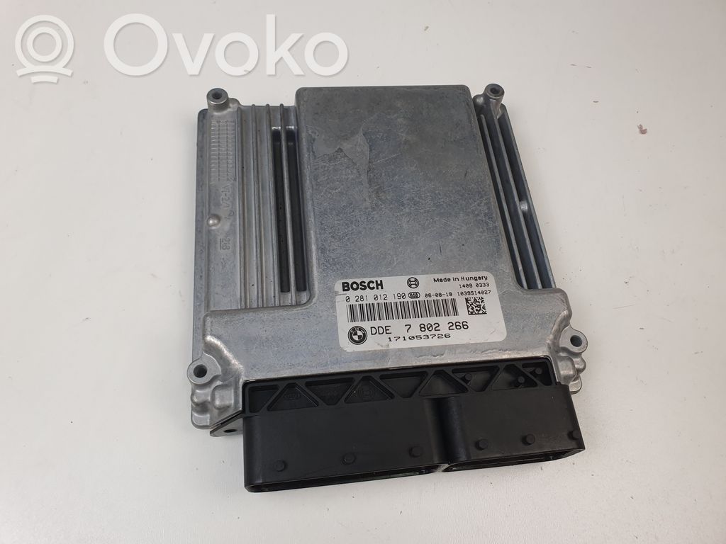 BMW 5 E60 E61 Variklio valdymo blokas 